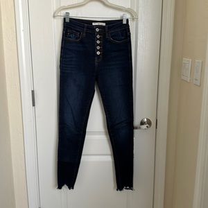 Kancan High Rise Button Up Jeans 3